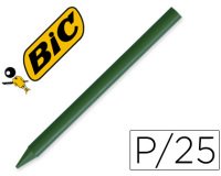 Lapices plastidecor unicolor verde oscuro-02 caja con 25 lapices