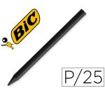 Lapices plastidecor unicolor negro-09 caja con 25 lapices