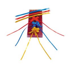 Cinta para hacer lazos rojo 13 mm automatico unidad