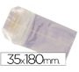 Bolsa celofan 35x180 mm paquete 100 unidades