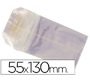 Bolsa celofan 55x130 mm paquete 100 unidades