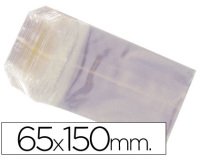 Bolsa celofan 65x150 mm paquete 100 unidades