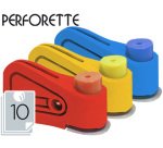 Taladrador perforette 1 taladro capacidad 10 hojas unidad