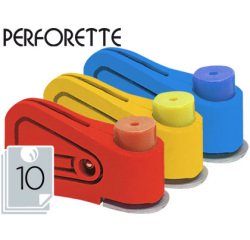 Taladrador perforette 1 taladro capacidad 10 hojas unidad