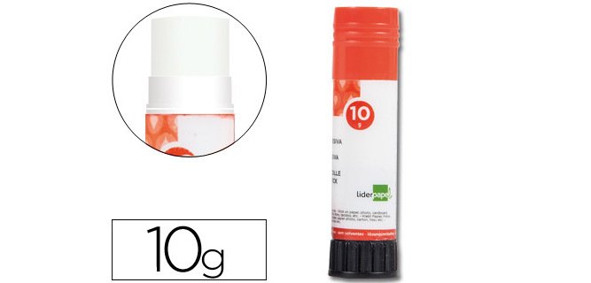 Pegamento liderpapel en barra 10 g unidad