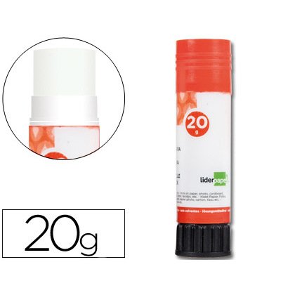 Pegamento liderpapel en barra 20 g unidad