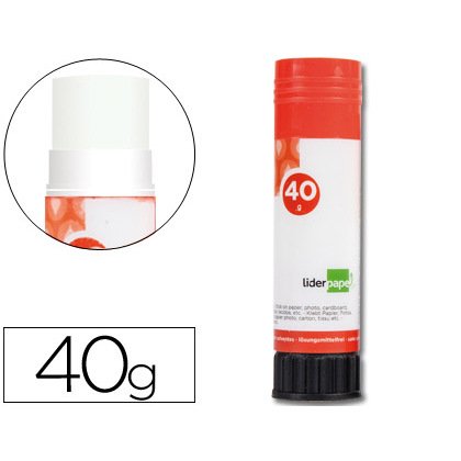 Pegamento liderpapel en barra 40 g unidad
