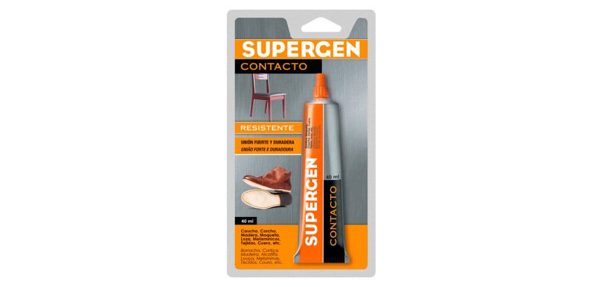 Pegamento supergen contacto 40 ml unidad