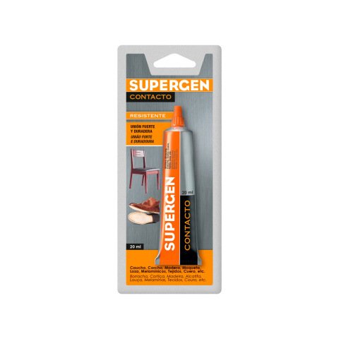 Pegamento supergen contacto 20 ml unidad