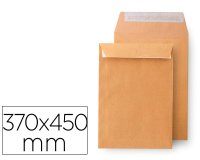 Sobre liderpapel k-36 bolsa kraft 370x450 mm caja de 100 unidades