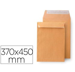 Sobre liderpapel k-36 bolsa kraft 370x450 mm caja de 100 unidades