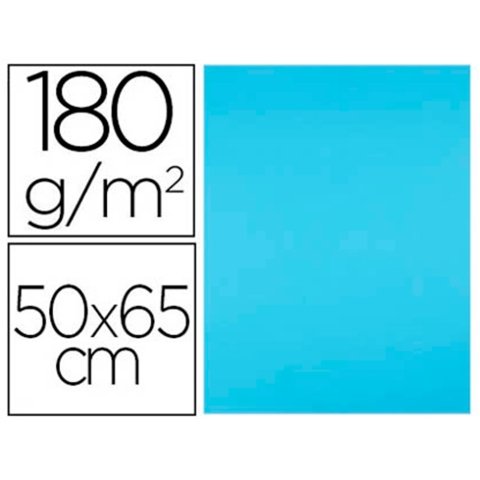 Cartulina liderpapel 50x65 cm 180g/m2 celeste