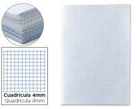 Papel florete liderpapel cuadro 4mm 60 gr paquete de 250 hojas