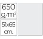 Cartulina extra blanca 650 gr 51x65 cm unidad