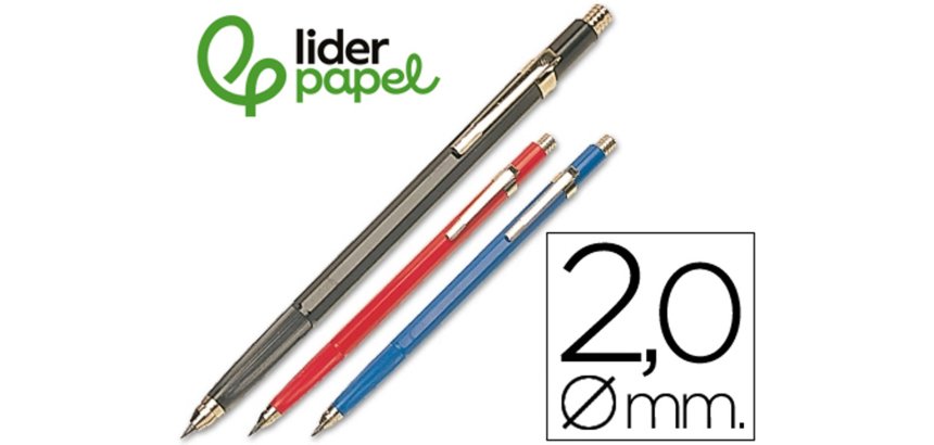 Portaminas liderpapel grafo 2 mm unidad