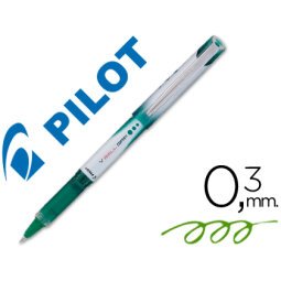 Rotulador pilot roller v-ball grip verde 0.5 mm