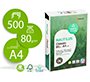 Papel fotocopiadora nautilus din a4 80 gramos paquete de 500 hojas 100% reciclado