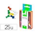 Señalizador de planos q-connect caja de 25 unidades colores surtidos