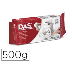 Pasta das blanca para modelar seca sin coccion 500 gr