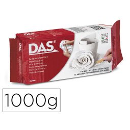 Pasta das blanca para modelar seca sin coccion 1000 gr