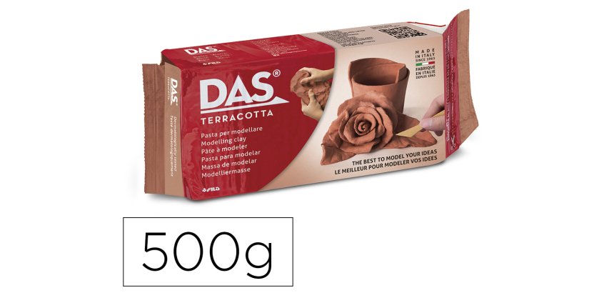 Pasta das terracota para modelar seca sin coccion 500 g