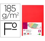 Subcarpeta liderpapel folio rojo intenso 180g/m2