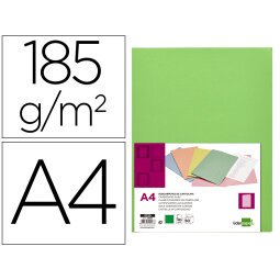 Subcarpeta liderpapel din a4 verde intenso 180g/m2