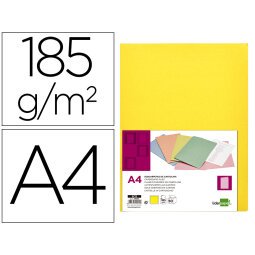 Subcarpeta liderpapel din a4 amarillo intenso 180g/m2