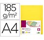 Subcarpeta liderpapel din a4 amarillo intenso 180g/m2