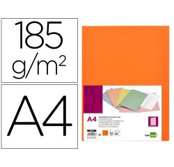 Subcarpeta liderpapel a4 naranja intenso 180g/m2