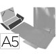 Carpeta liderpapel gomas tres solapas polipropileno din a5 color incoloro