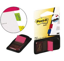Banderitas separadoras 680-21 rosa brillo dispensador de 50