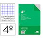 Recambio liderpapel 4º / A5+ 100 hojas 60g cuadro 8mm con margen 6 taladros