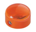 Sacapuntas m+r top uno 351 metalico redondo 1 uso con deposito