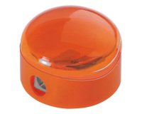 Sacapuntas m+r top uno 351 metalico redondo 1 uso con deposito