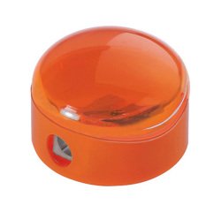 Sacapuntas m+r top uno 351 metalico redondo 1 uso con deposito
