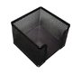 Soporte taco de papel q-connect metalico rejilla negro 95x95x80 mm