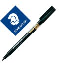 Rotulador staedtler lumocolor retroproyeccion punta de fibra permanente special 319-9 negro punta media