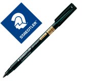 Rotulador staedtler lumocolor retroproyeccion punta de fibra permanente special 319-9 negro punta media
