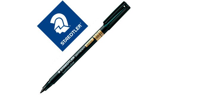 Rotulador staedtler lumocolor retroproyeccion punta de fibra permanente special 319-9 negro punta media