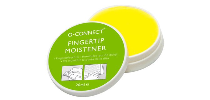 Humedecedor de dedos q-connect para pasar paginas y contar billetes envase de 20 ml