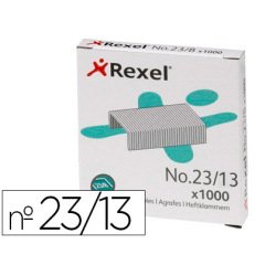 Grapas rexel 23/13 acero caja 1000 unidades