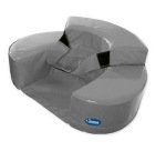 Sillón Sumo gris ergonómico 60x15 cm para bébés