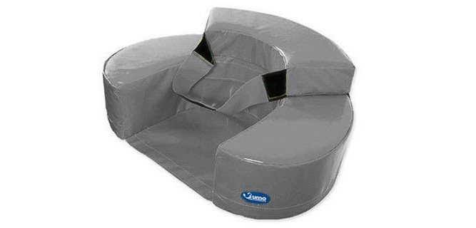 Sillón Sumo gris ergonómico 60x15 cm para bébés