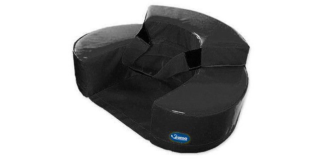 Sillón Sumo negro ergonómico 60x15 cm para bébés