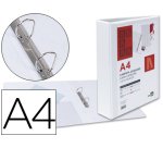 Carpeta canguro 2 anillas mixtas 40mm liderpapel a4 plastico color blanco