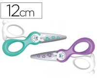 Tijeras escolares ergonómicas Maped kidi-cut 12 cm especial infantil corta solo papel y carton