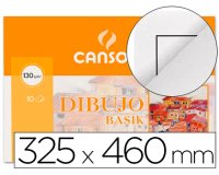 Papel dibujo basik din a3+ 32,5x 46 cm con recuadro minipack de 10 hojas