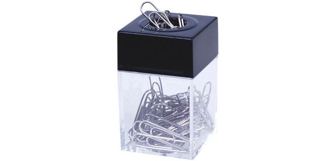 Portaclips q-connect imantado kf02132 cuadrado 42x67 mm