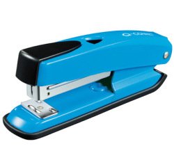 Grapadora q-connect kf02151 plastico abs azul capacidad 20 hojas
